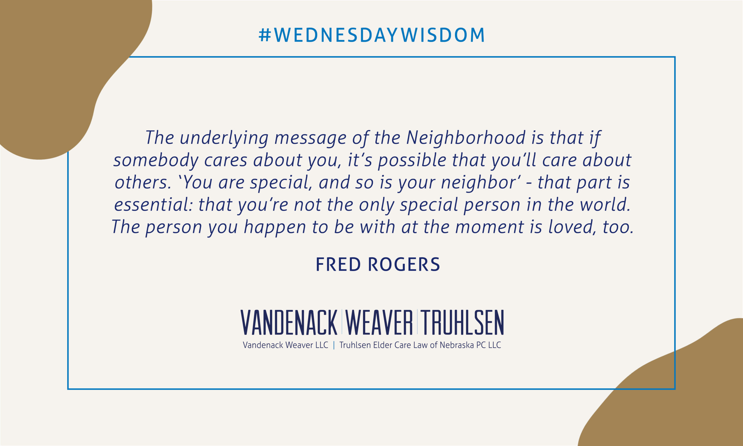 Read more about the article Welcome to Wednesday – Neighborhood