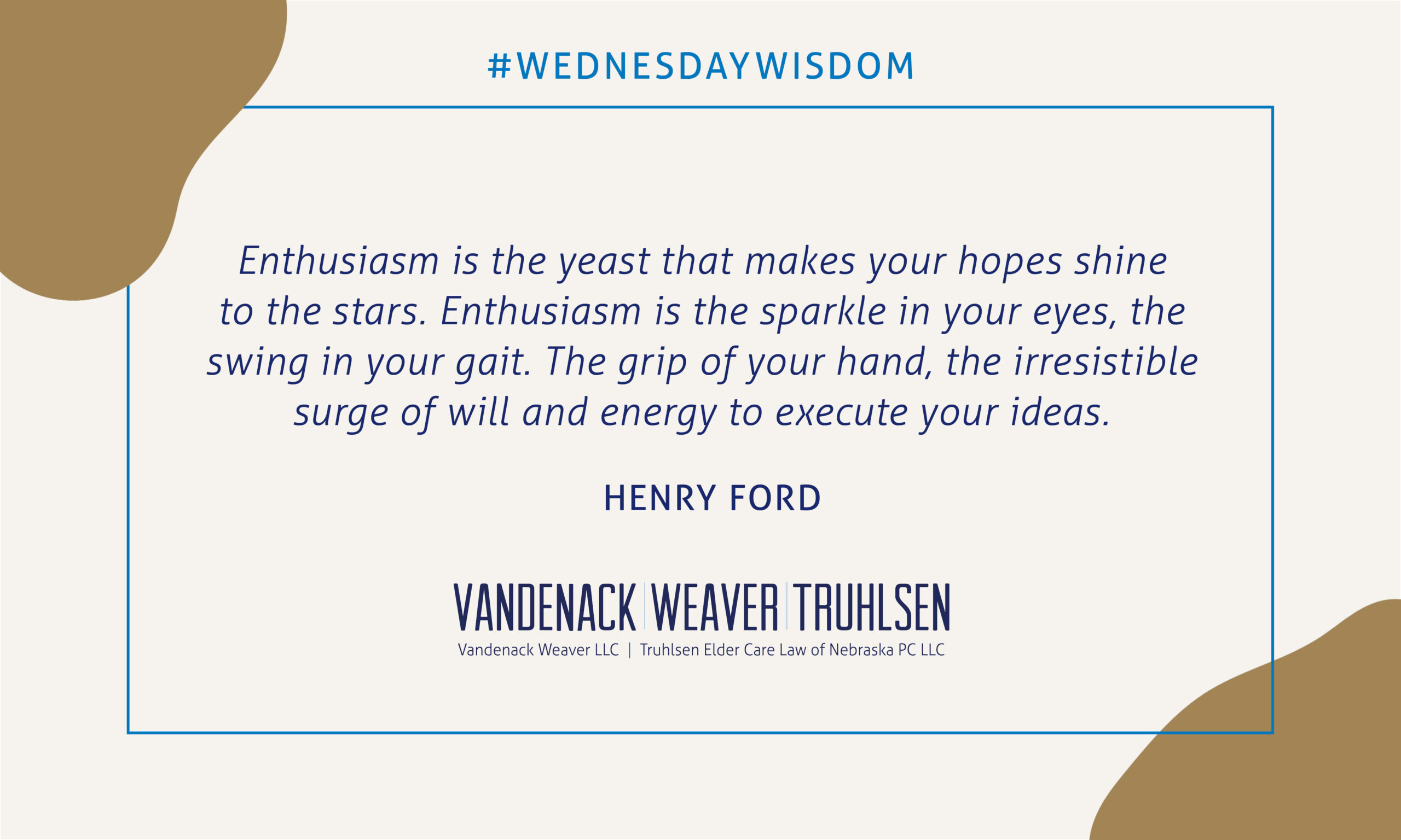 Read more about the article Welcome to Wednesday – Enthusiasm